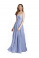 A-Linien Chiffon Spitze Lange Brautjungfernkleider Online