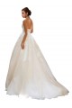 Elfenbein & Champagner Prinzessin Kapelle-schleppe Tüll Spitze Brautkleider Online