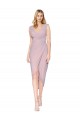Primel Meerjungfrau V-Ausschnitt Cocktail Chiffon Kurze Formale Brautjungfernkleider / Abendkleider / Abiballkleider Online