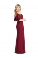 Salbeigrün Meerjungfrau Neckholder Chiffon Lange Brautjungfernkleider Online