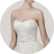 Trägerlos Brautkleider Online