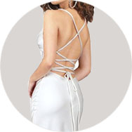 Gekreuzte Träger Brautkleider Online